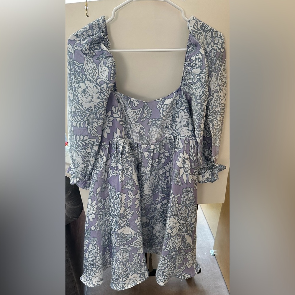 Red Dress Boutique- Floral 3/4 Sleeve Dress